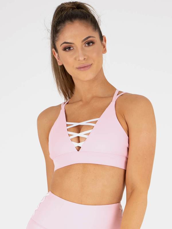 Топ LACED UP Pink