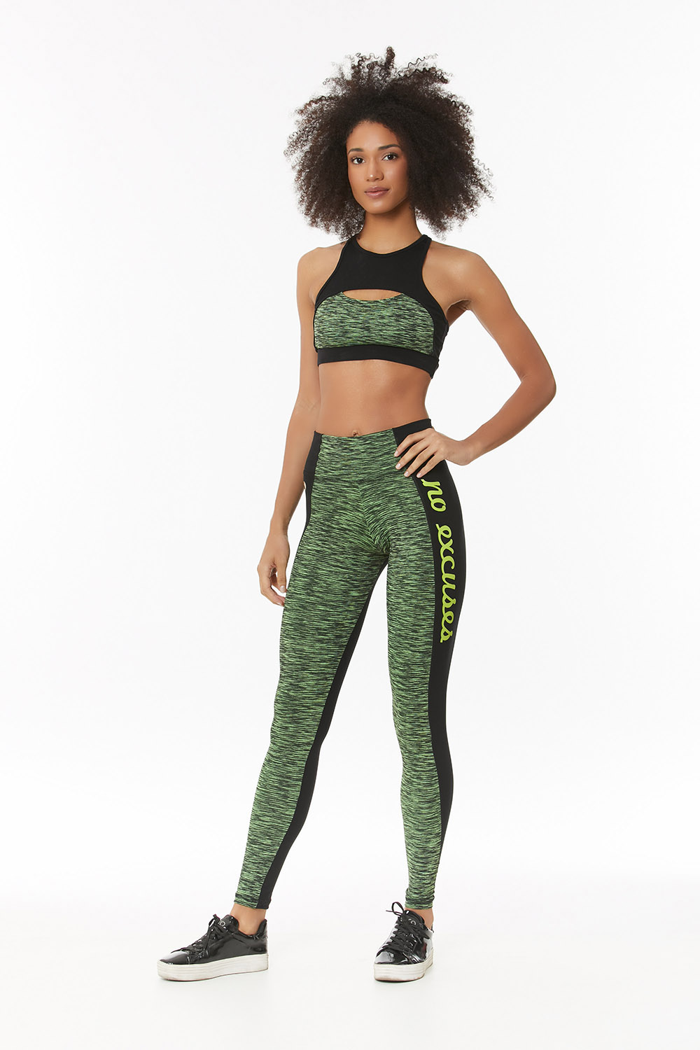 Леггинсы NO EXCUSES Green
