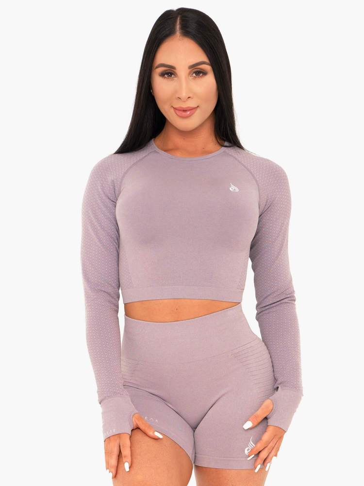 Кроп-топ GEO SEAMLESS Mauve