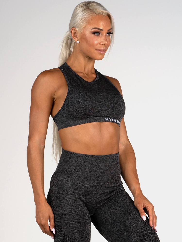 Топ SEAMLESS Charcoal