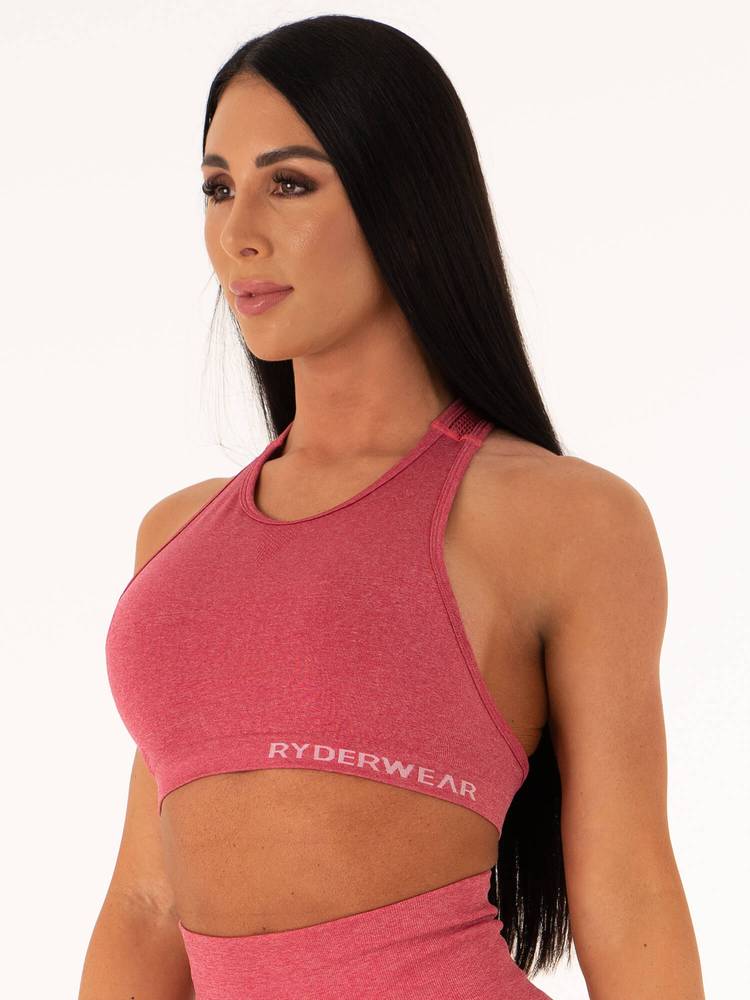Топ SEAMLESS Hot Pink