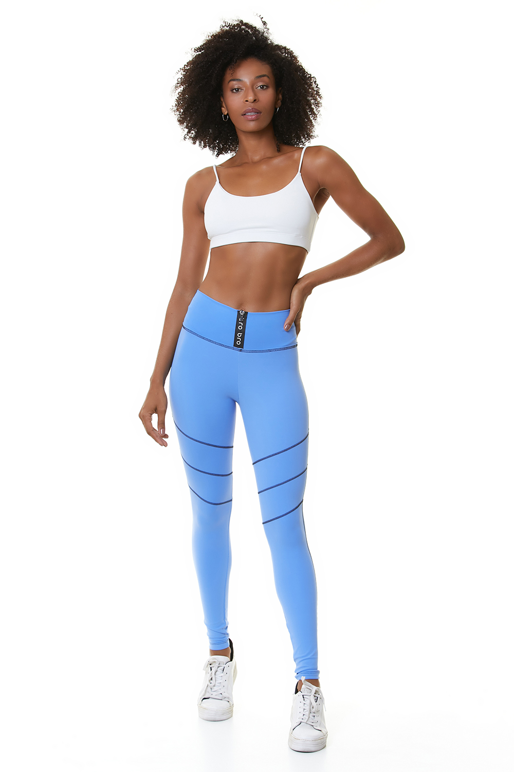 Леггинсы EMN ZIP Blue