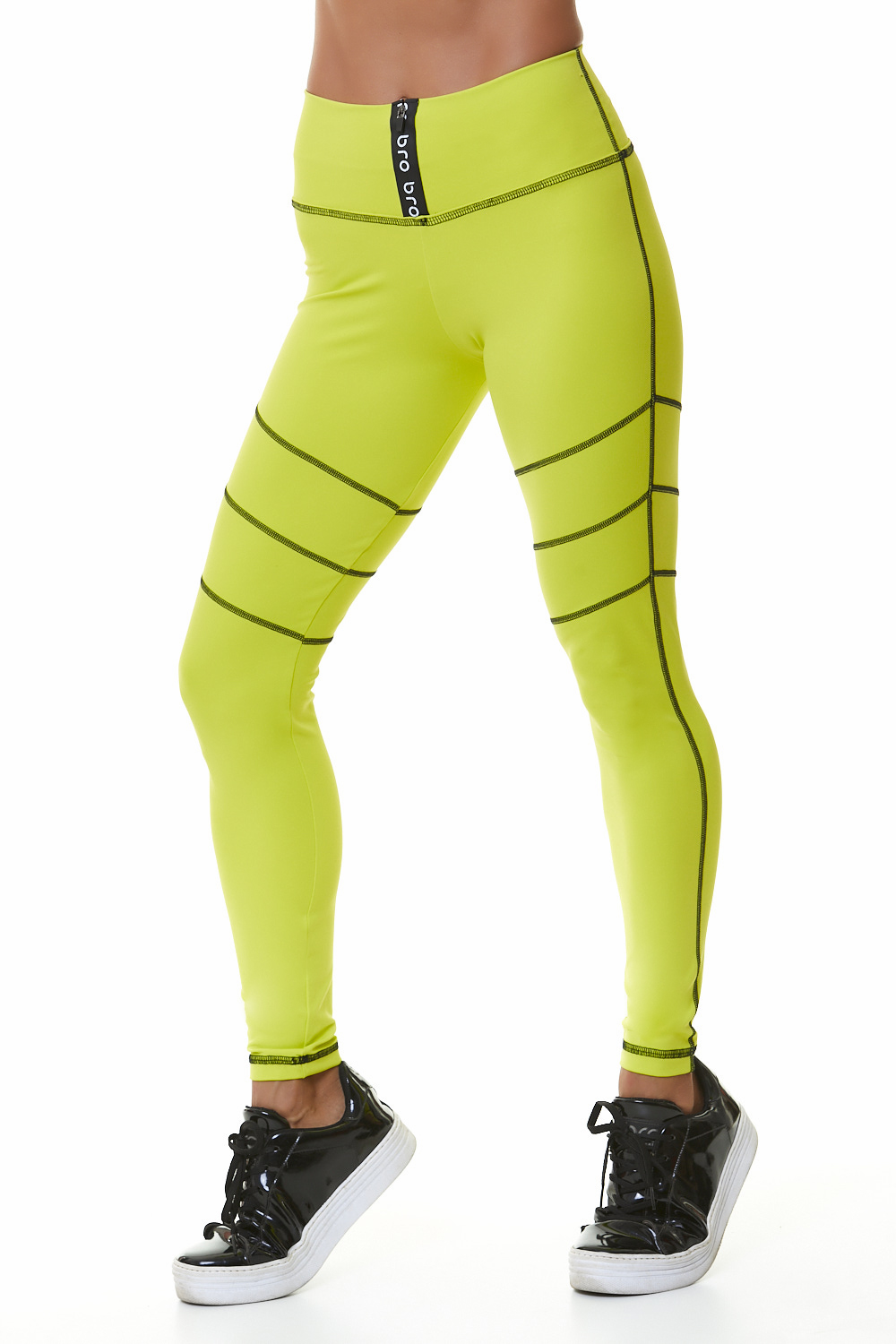 Леггинсы EMN ZIP Yellow