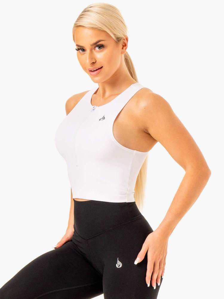 Майка REFLEX Zip White