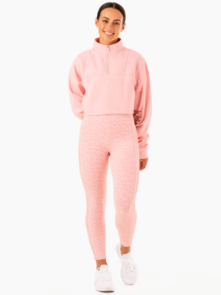 Толстовка EVOLUTION Half Zip Pink — изображение 5