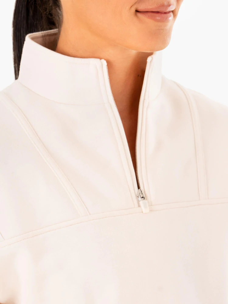 Толстовка EVOLUTION Half Zip Ivory — изображение 4