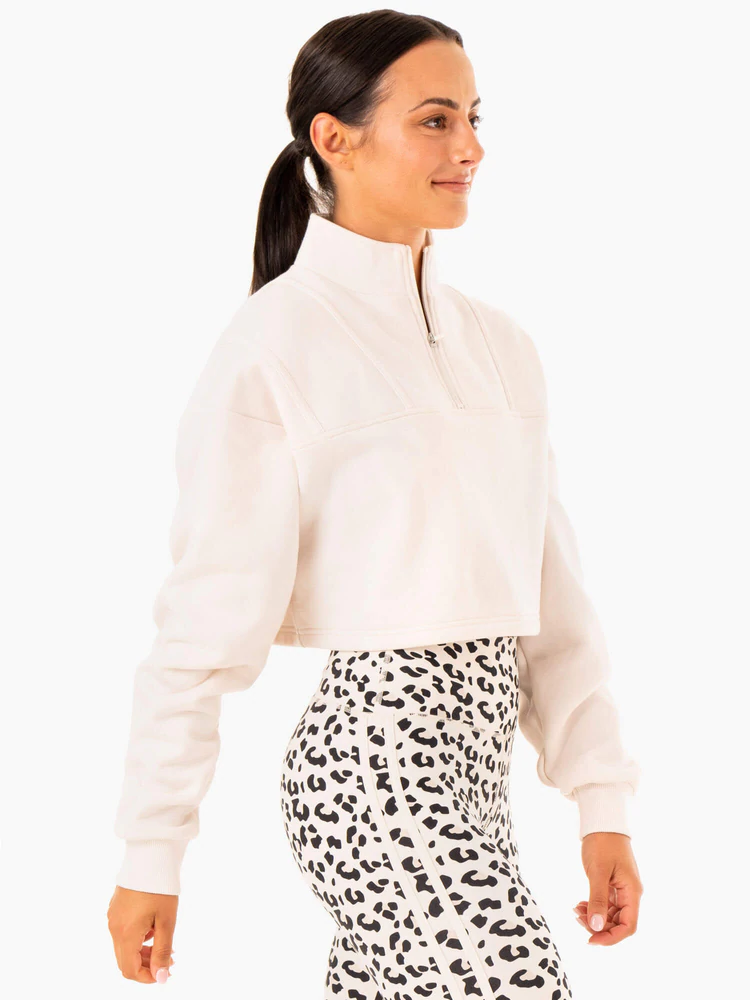 Толстовка EVOLUTION Half Zip Ivory — изображение 3