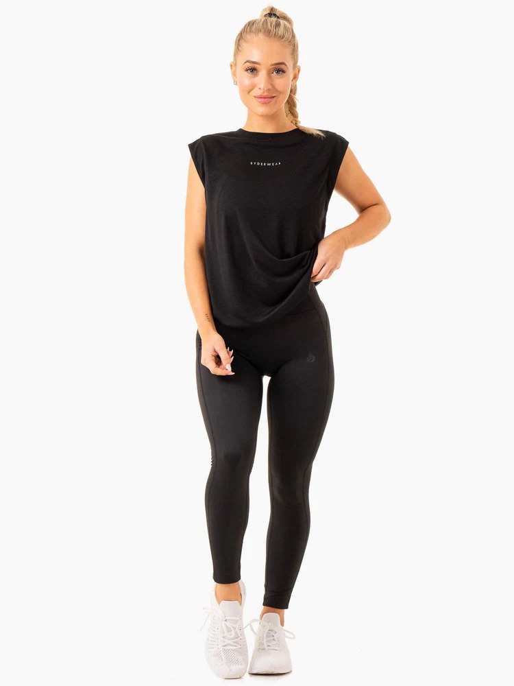 Майка ELEMENT Wide Cut Tank Black — изображение 5