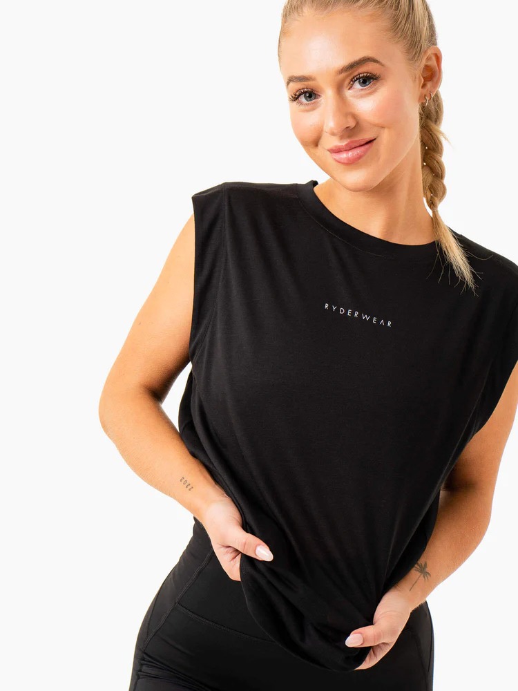 Майка ELEMENT Wide Cut Tank Black — изображение 2