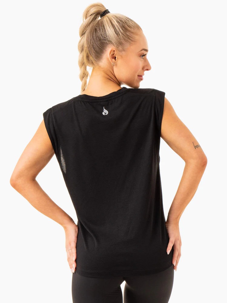 Майка ELEMENT Wide Cut Tank Black — изображение 3