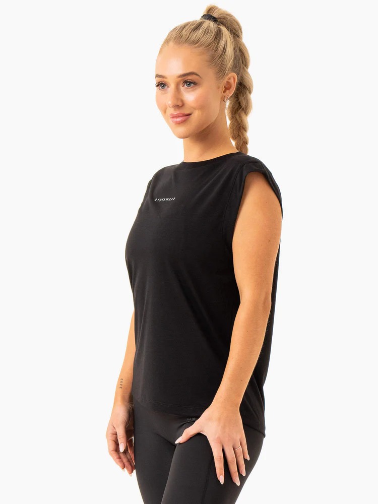 Майка ELEMENT Wide Cut Tank Black — изображение 4