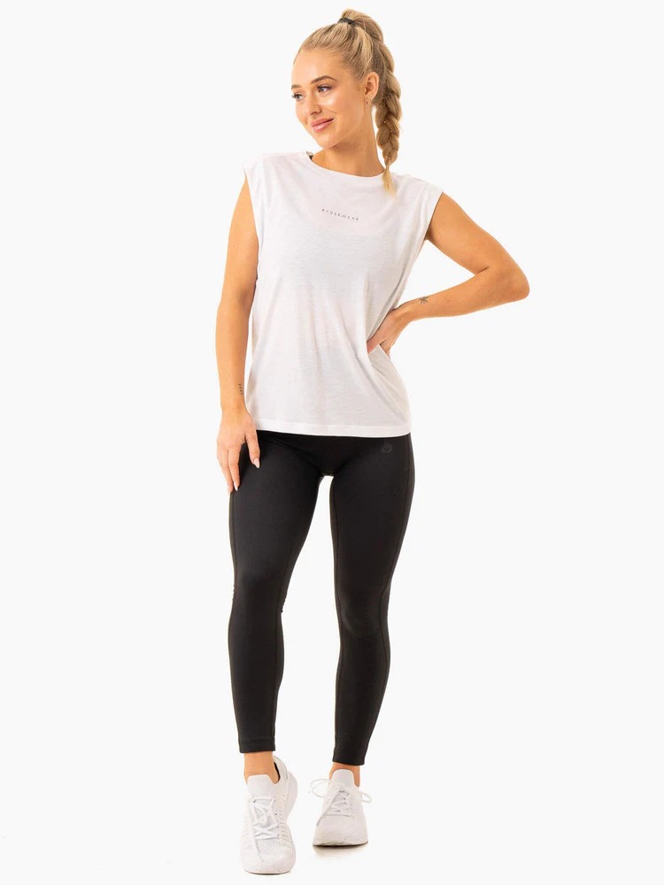 Майка ELEMENT Wide Cut Tank White — изображение 5