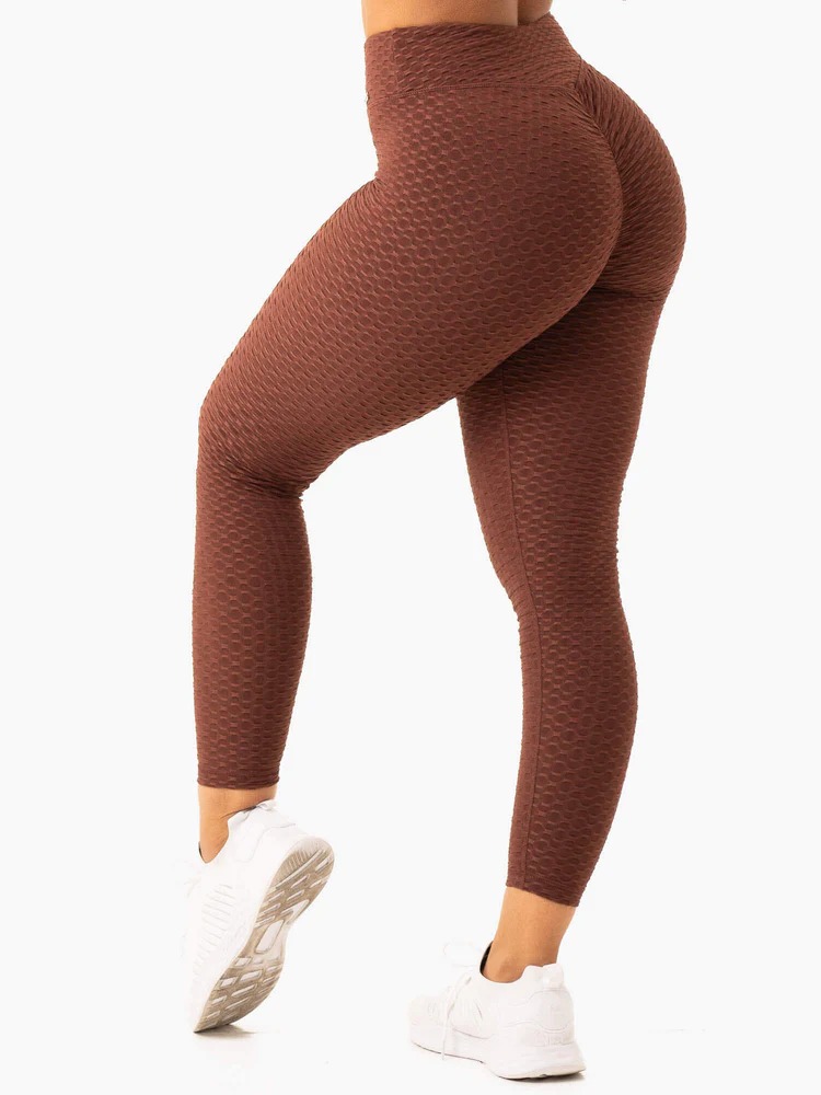 Леггинсы OPTIC Scrunch Bum Chocolate
