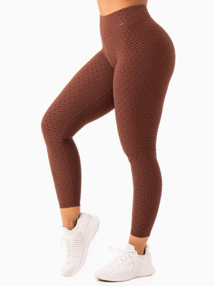 Леггинсы OPTIC Scrunch Bum Chocolate — изображение 2