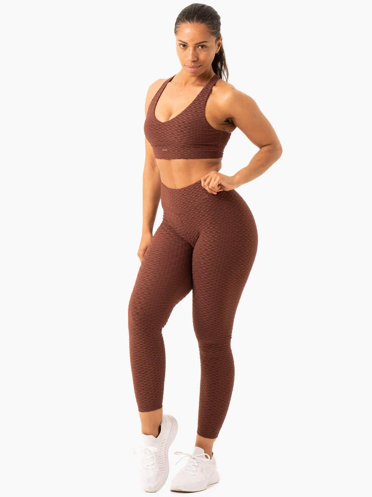 Леггинсы OPTIC Scrunch Bum Chocolate — изображение 4