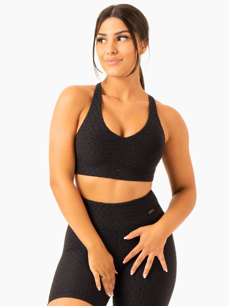 Топ OPTIC V-Neck Black