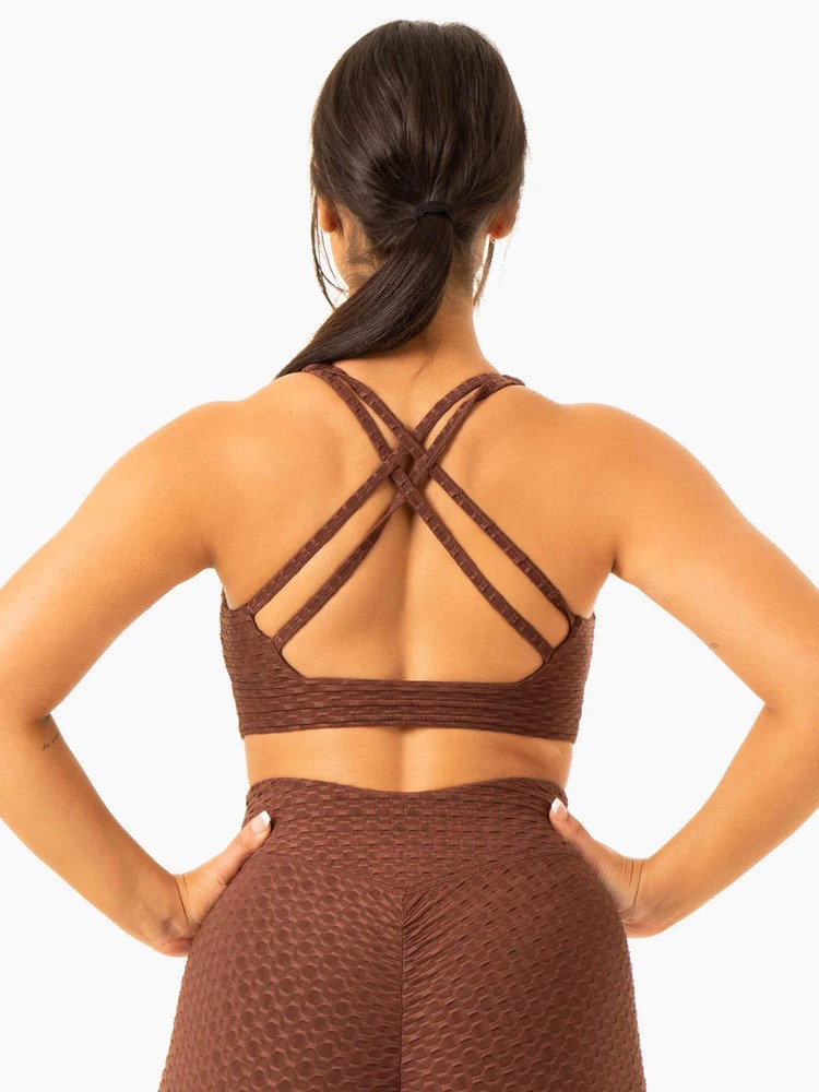 Топ OPTIC V-Neck Chocolate — изображение 2