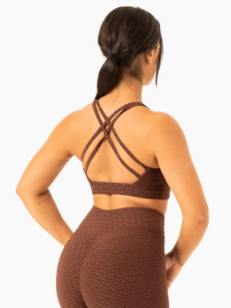 Топ OPTIC V-Neck Chocolate — изображение 4