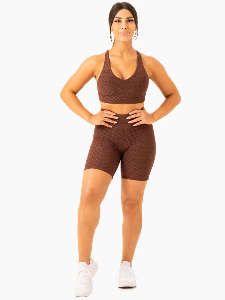 Топ OPTIC V-Neck Chocolate — изображение 7