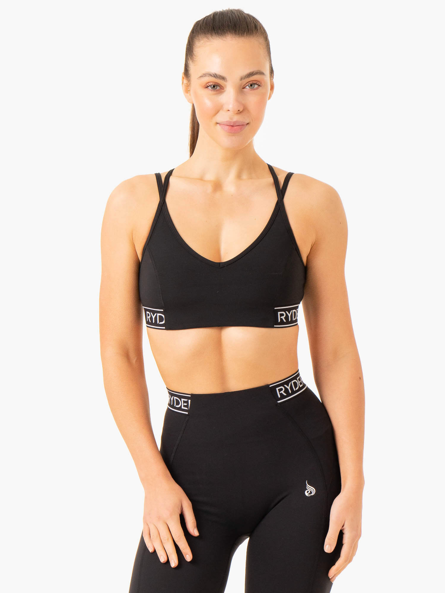 Топ Level Up V-Neck Black