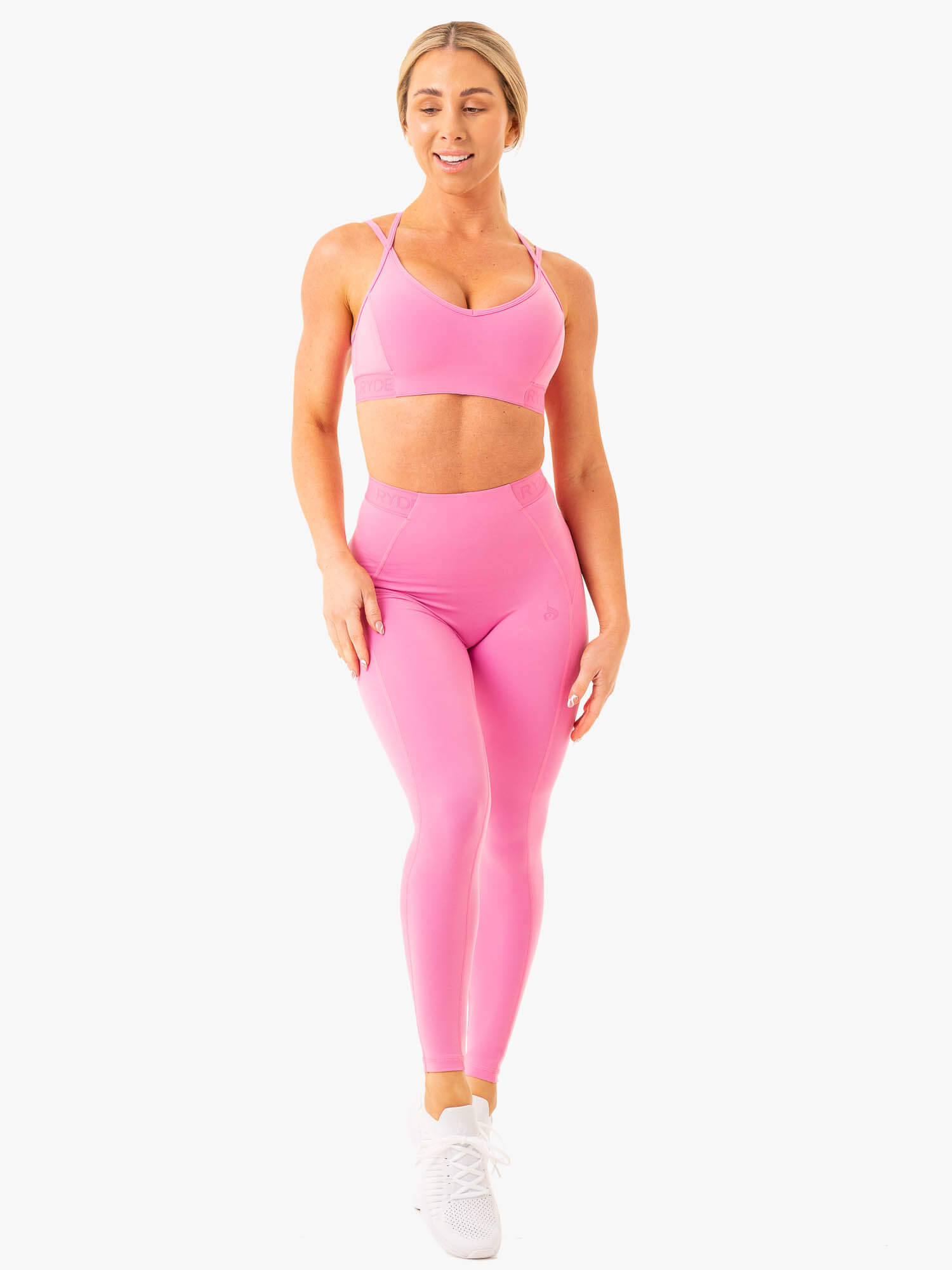 Топ LEVEL UP V-Neck Pink — изображение 5