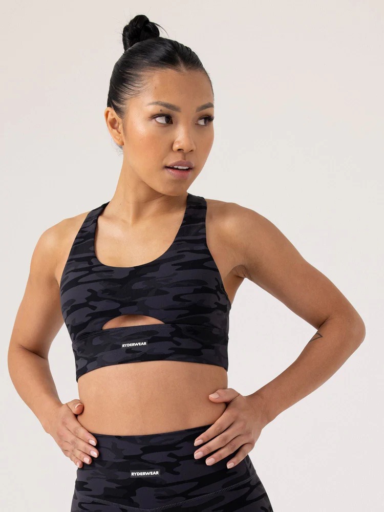 Топ BASE RACER BACK Black Camo