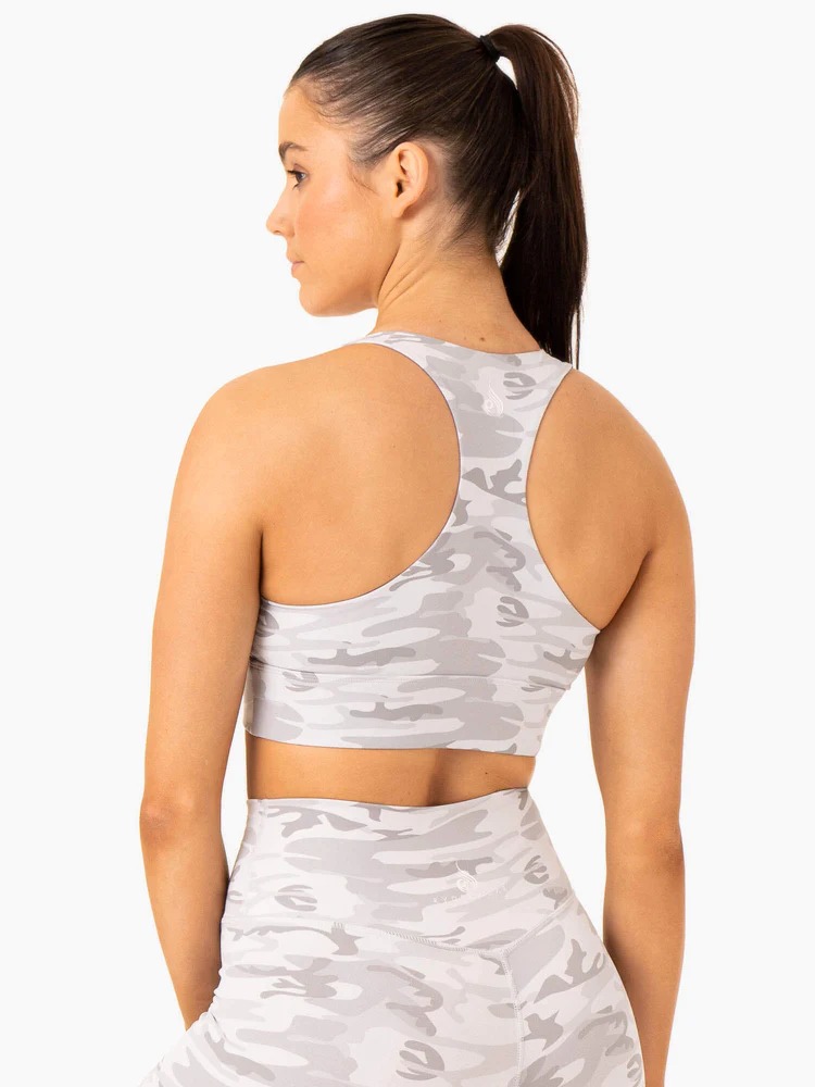 Топ BASE RACER BACK Grey Camo — изображение 4
