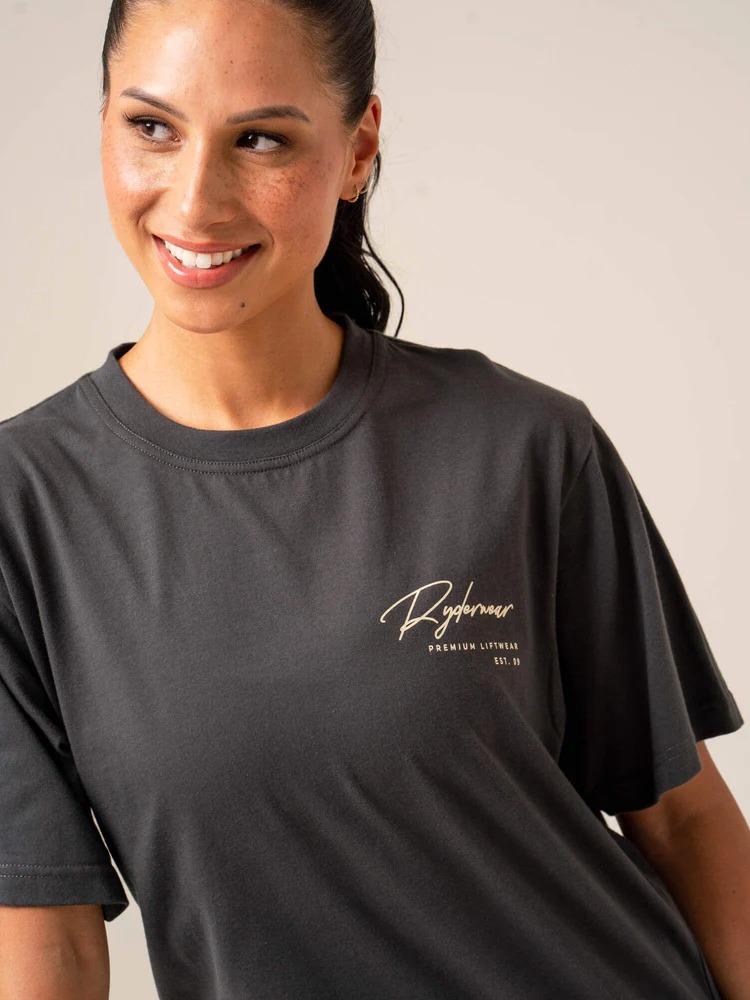 Футболка Signature T-Shirt Charcoal — изображение 2