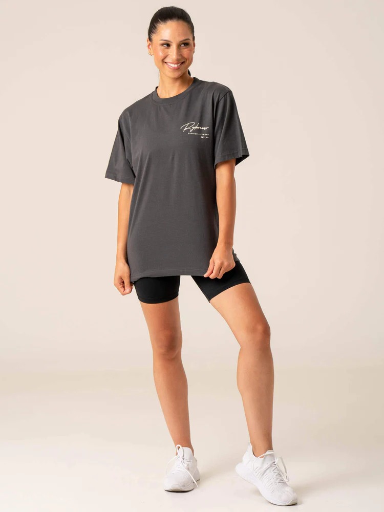 Футболка Signature T-Shirt Charcoal — изображение 4