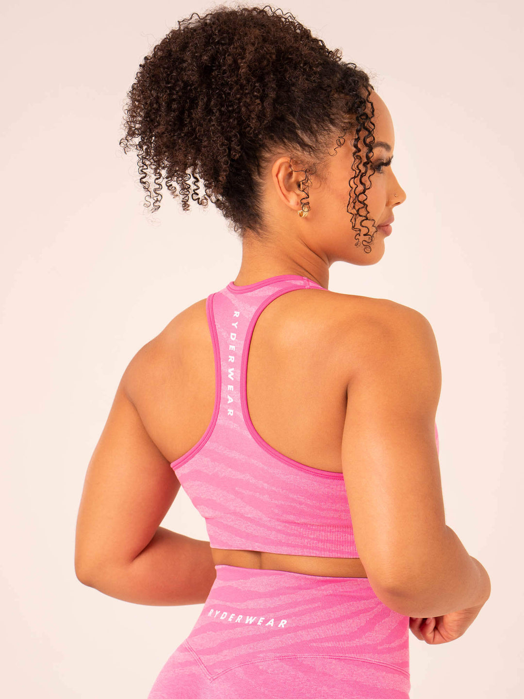 Топ ZEBRA Seamless Sports Pink — изображение 2