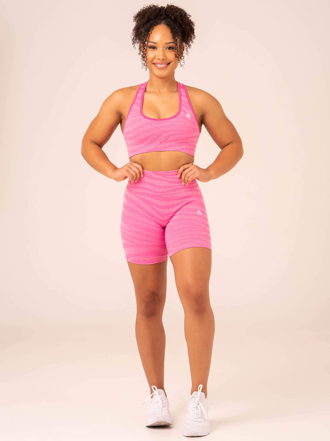 Топ ZEBRA Seamless Sports Pink — изображение 5
