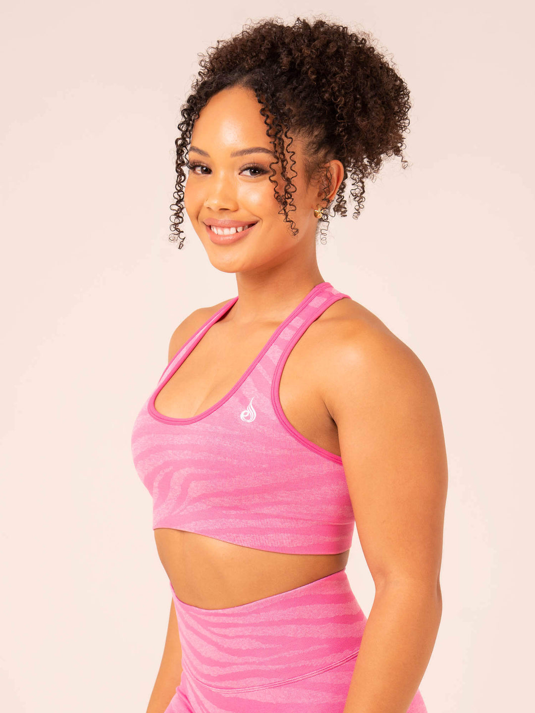 Топ ZEBRA Seamless Sports Pink — изображение 4