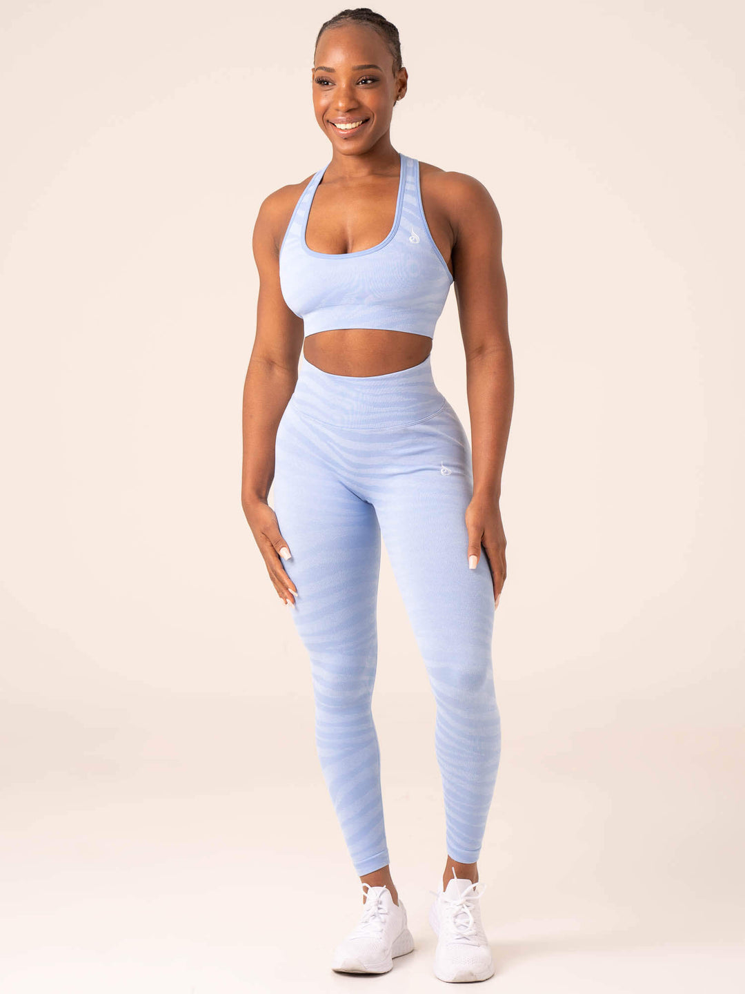 Топ ZEBRA Seamless Spots Sky Blue — изображение 5