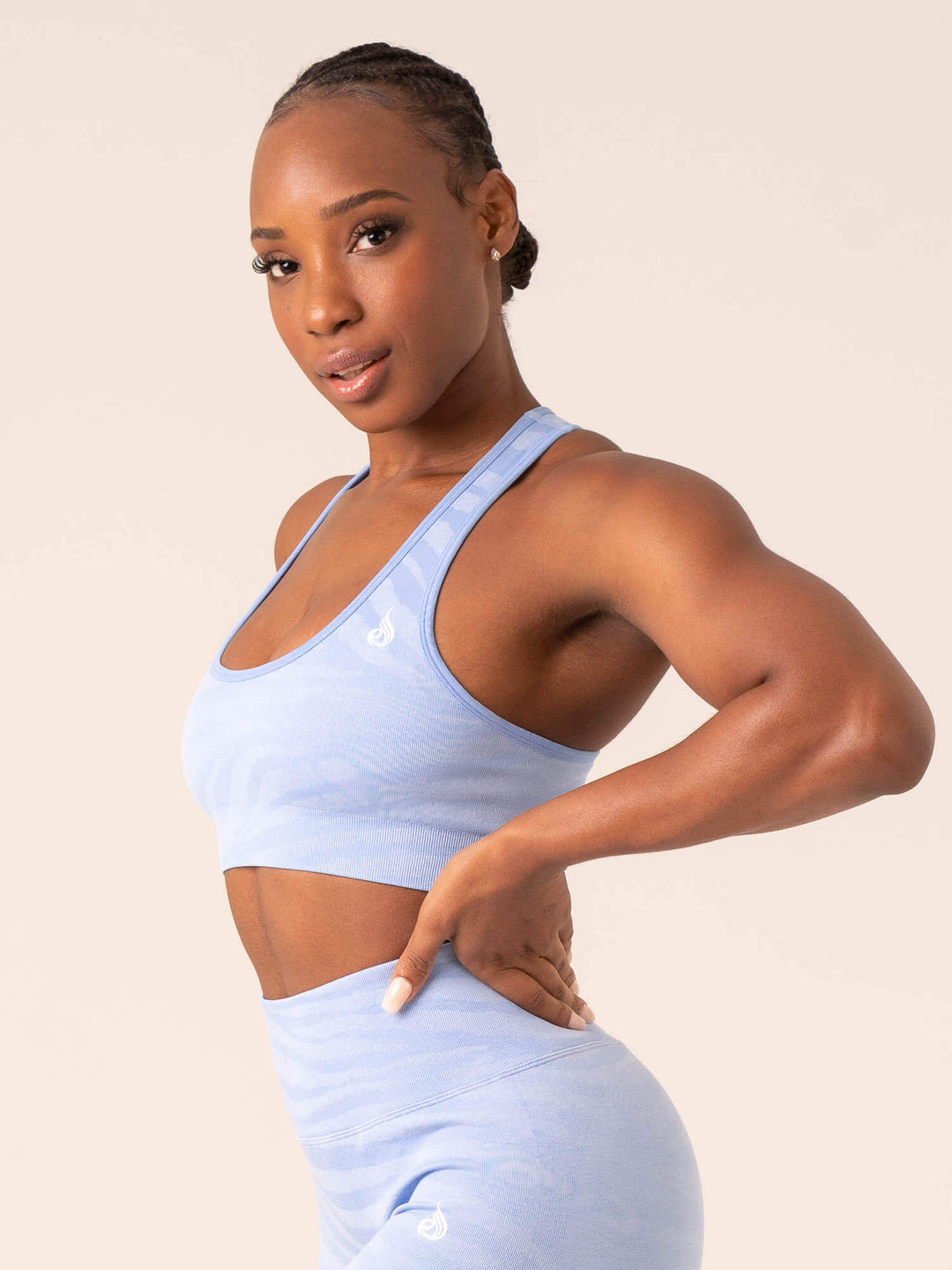 Топ ZEBRA Seamless Spots Sky Blue — изображение 3