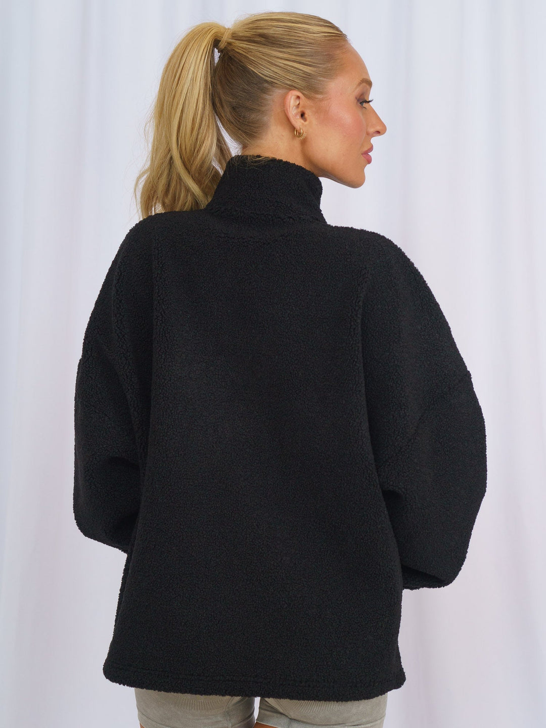 Толстовка UNISEX Teddy Jumper Black — изображение 2