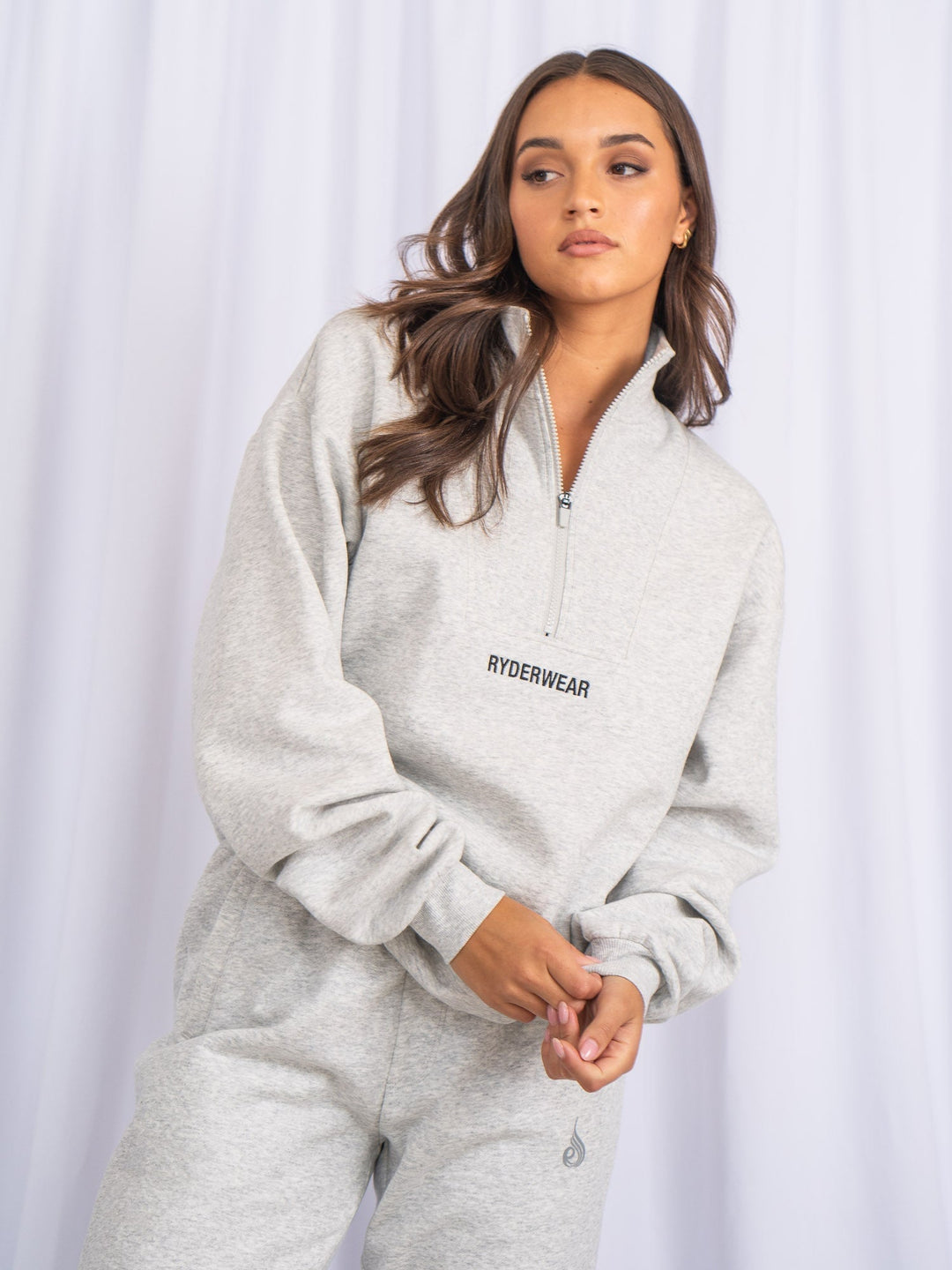 Тостовка Unisex Half Zip Jumper Snow Marl — изображение 5