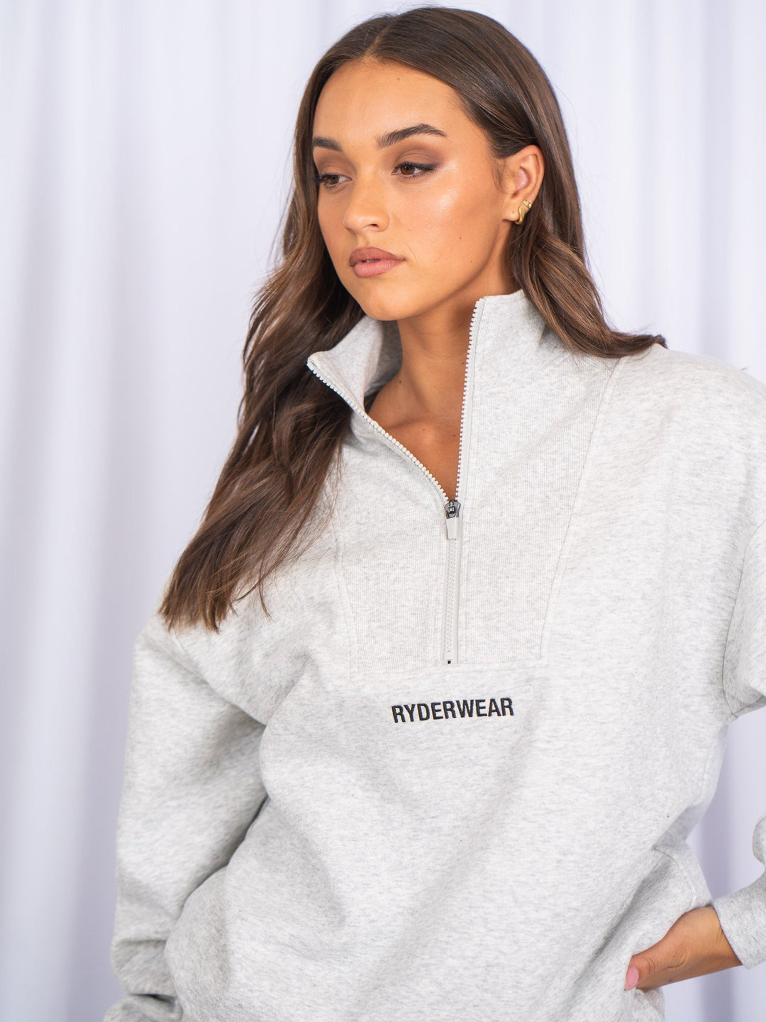 Тостовка Unisex Half Zip Jumper Snow Marl — изображение 2