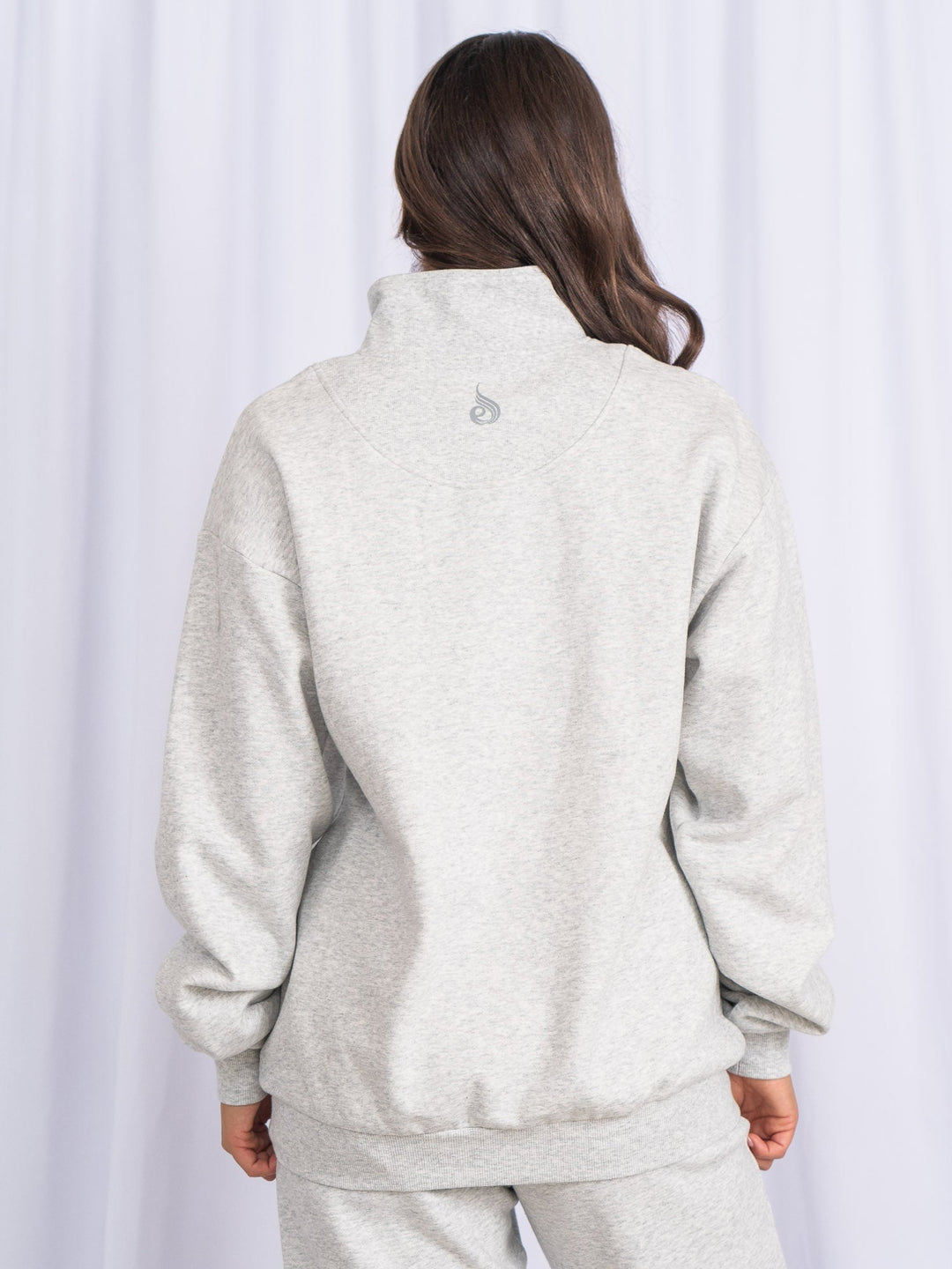 Тостовка Unisex Half Zip Jumper Snow Marl — изображение 3