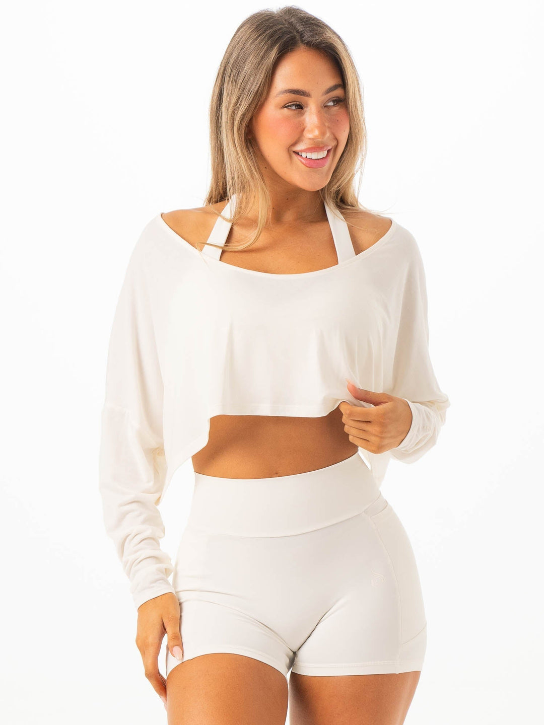 Лонгслив Slouchy Off Shoulder Vanilla — изображение 3